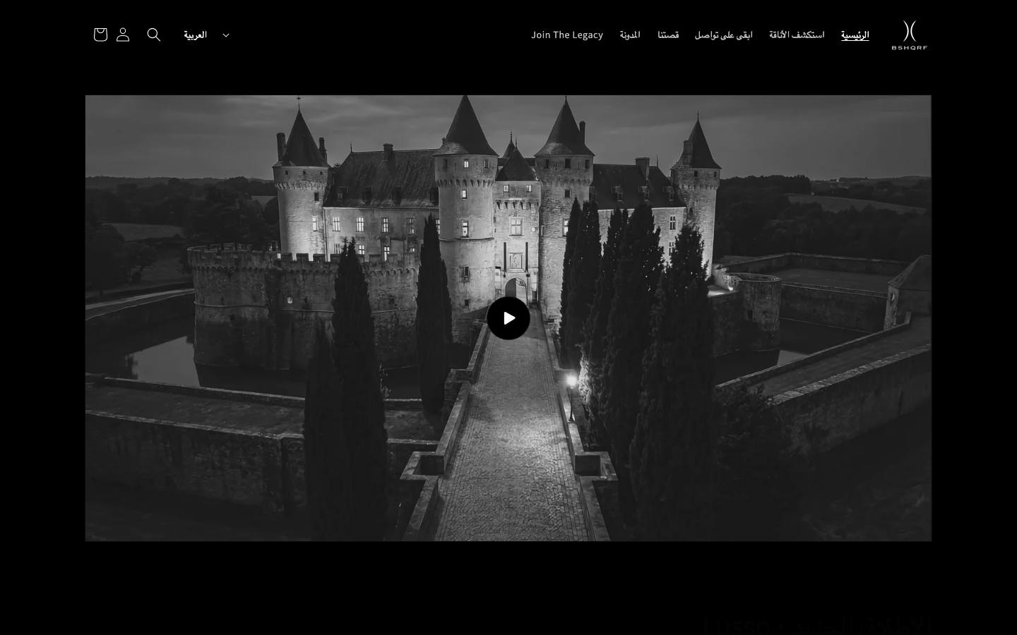 Arabic storefront — full RTL experience with localized navigation and checkout.